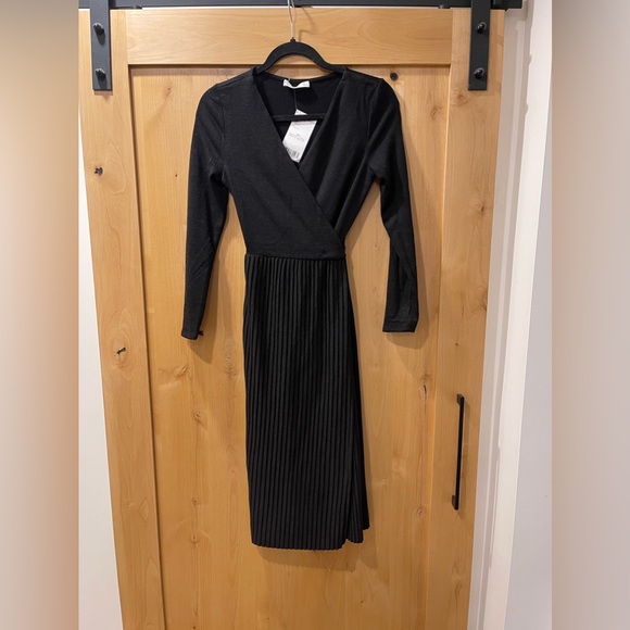 Mango black wrap dress - Picture 5 of 8